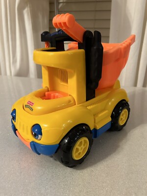 Fisher Price Little People Tuffy The Dump Truck, Vintage, Working!