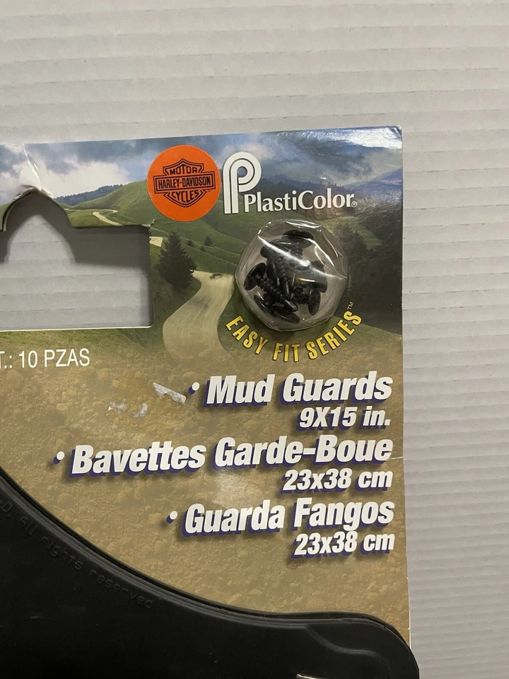 PlastiColor Easy Fit 11x19" Harley Davidson Splash/Mud Guards Car SUV Truck - Image 2 of 3