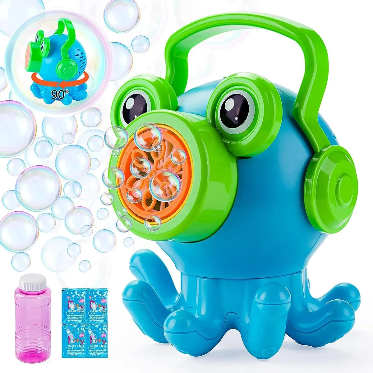 Bubble Machine Octopus Bubble Blower 2500 Bubbles Per Minute