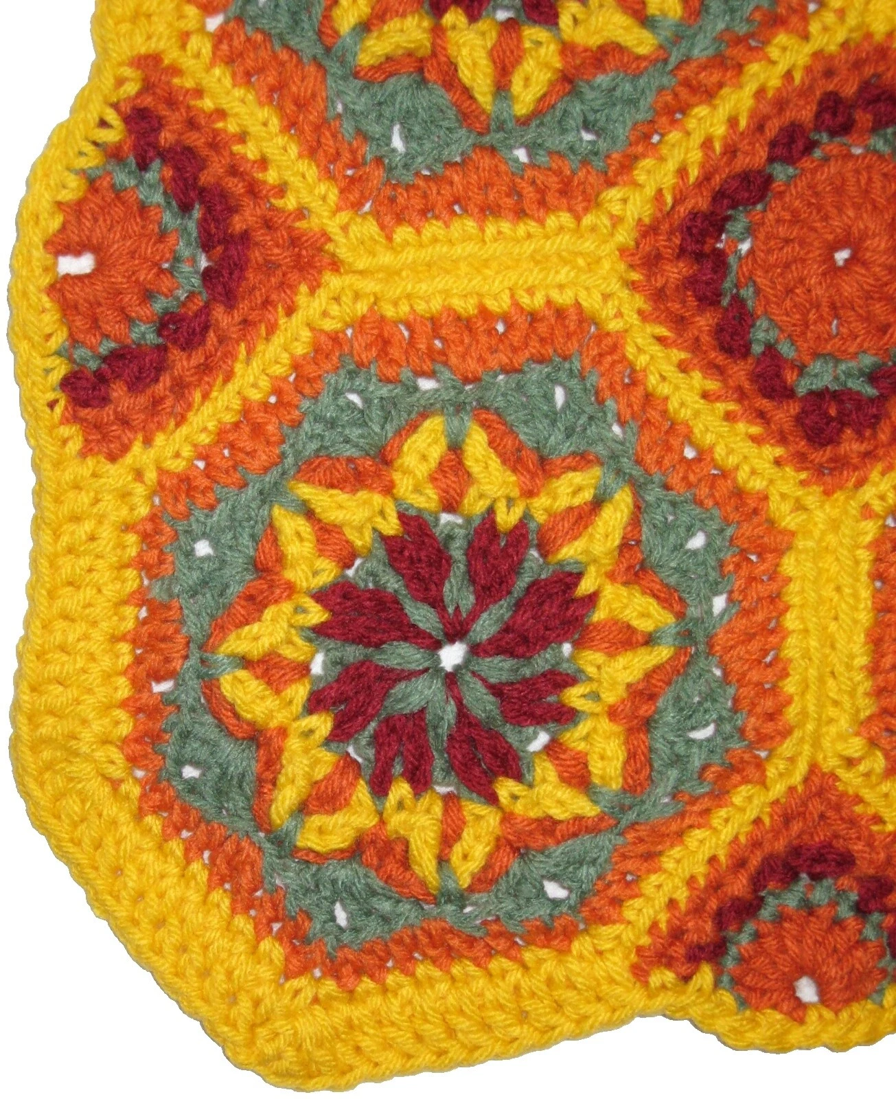 Crochet Floral Afghans & Throw Blankets