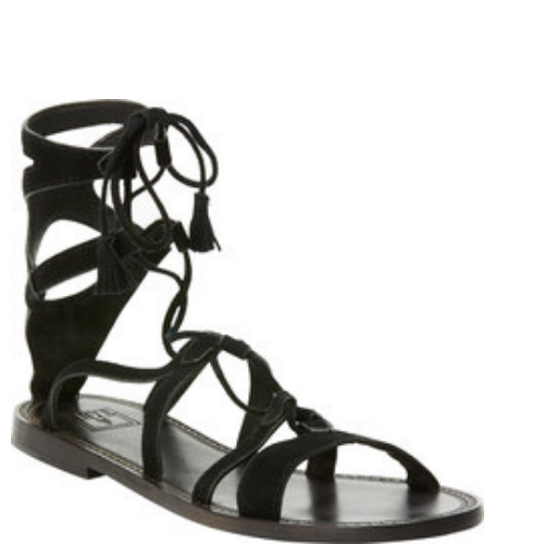 short gladiator sandals