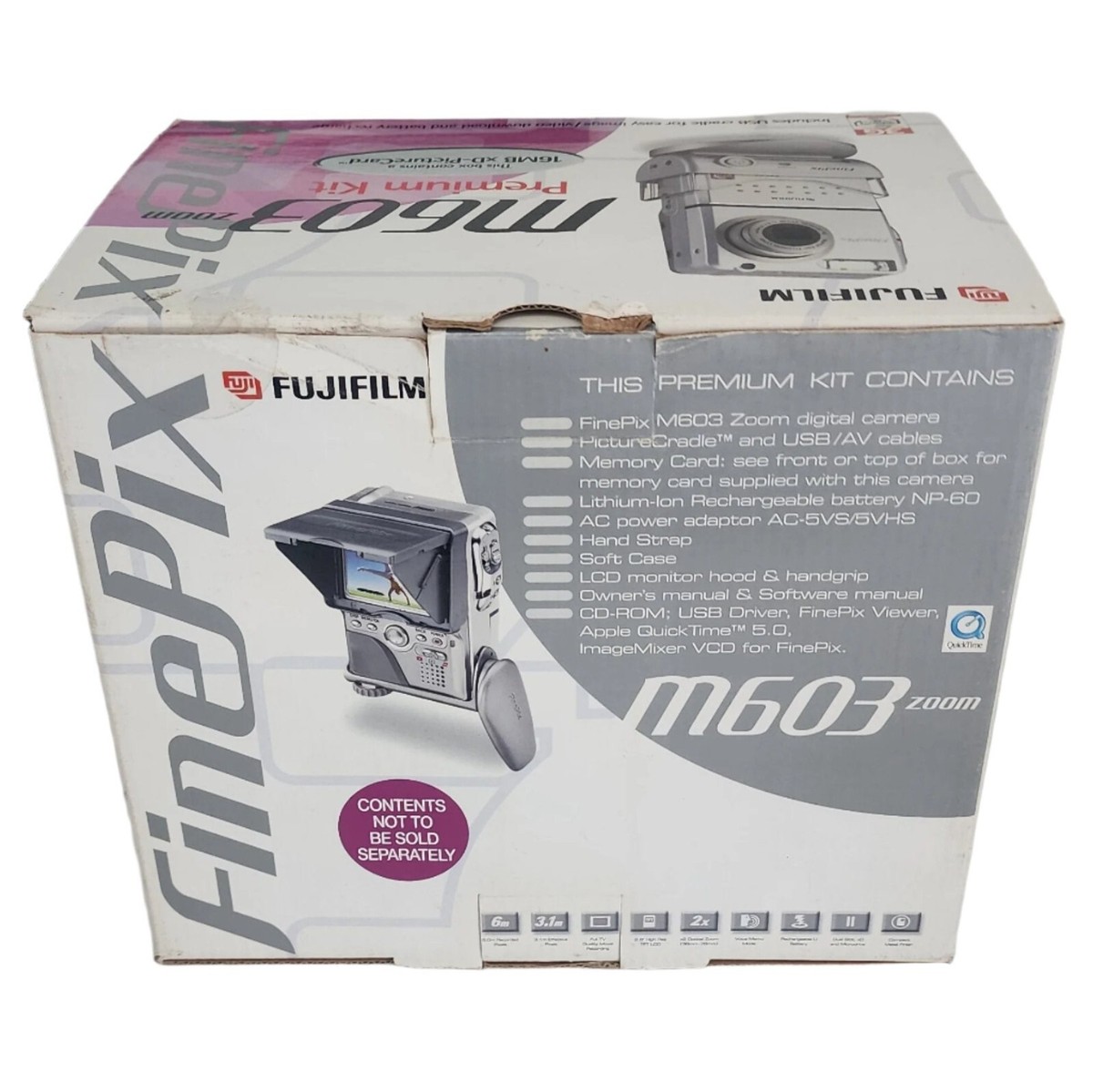 Fujifilm FinePix M603 3.1MP 2x Zoom Camera ENGLISH Cradle Fujifilm FinePix M603 3.1MP 2x Zoom Camera ENGLISH Cradle