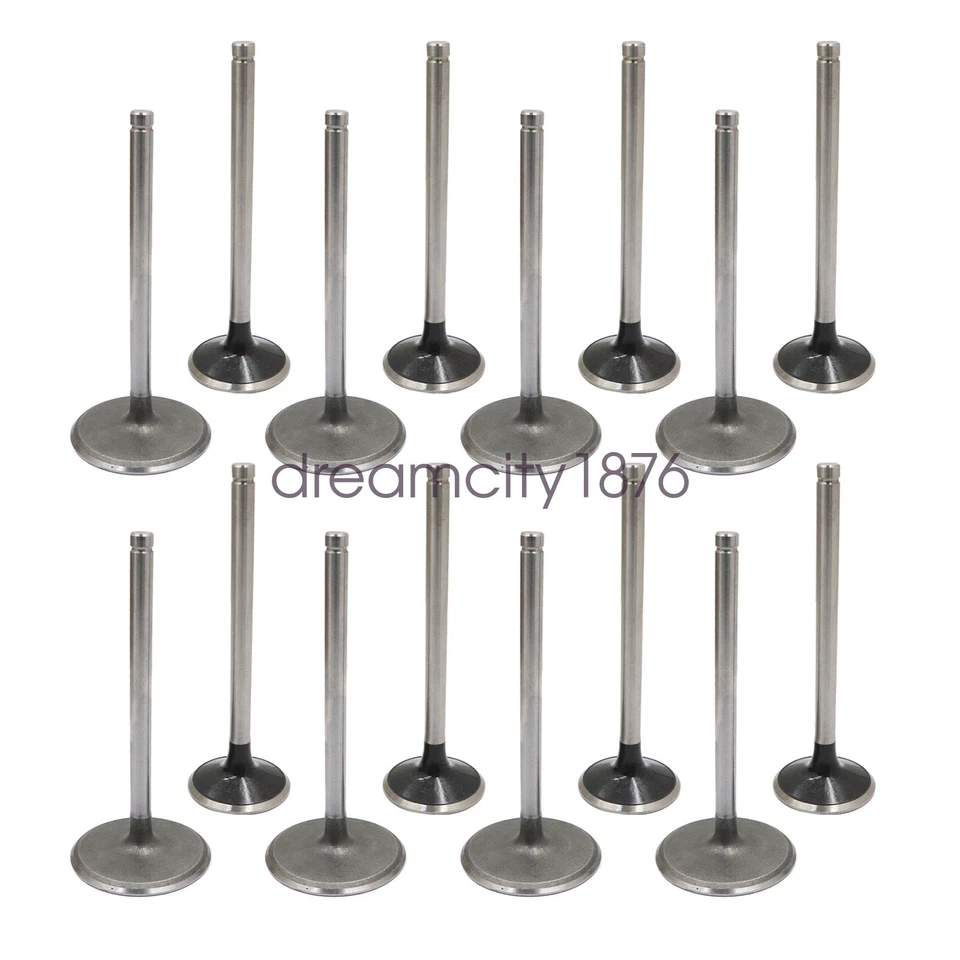 Intake & Exhaust Valves Fits 2007-2014 Cadillac Chevrolet GMC Pontiac 6.0L 6.2L - Image 2 of 4