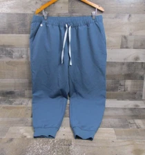 Figs Scrub Pants Mens XL Blue Gray Tansen Jogger Pull On Pockets Stretch Medical