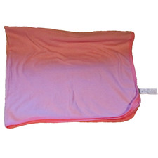 Carter's Hot Pink White Stripe Cotton Jersey Knit Blanket Swaddle Stretchy Neon