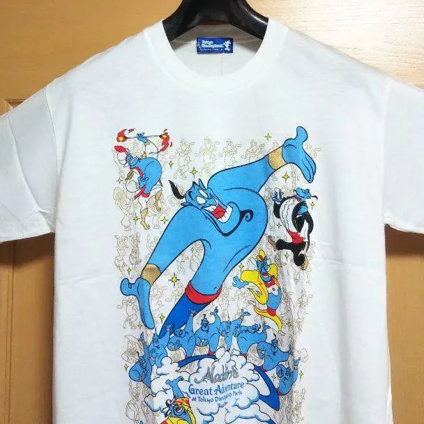 Vintage 90s Tokyo Disneyland Aladdin Genie T-Shirt | eBay