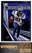 2019 Panini Phoenix 17 DeAndre Hopkins Catching Fire Purple