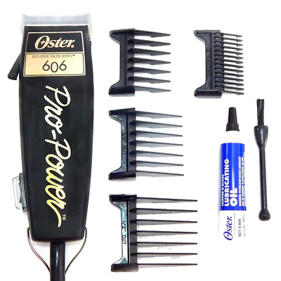Oster 606 Pro Power 220v Adjustable Blade Professional Pivot Clipper Black 