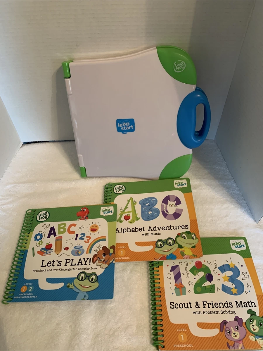 LEAP FROG LEAP START 3D Interactive Learning System With 3 BOOKS Tested