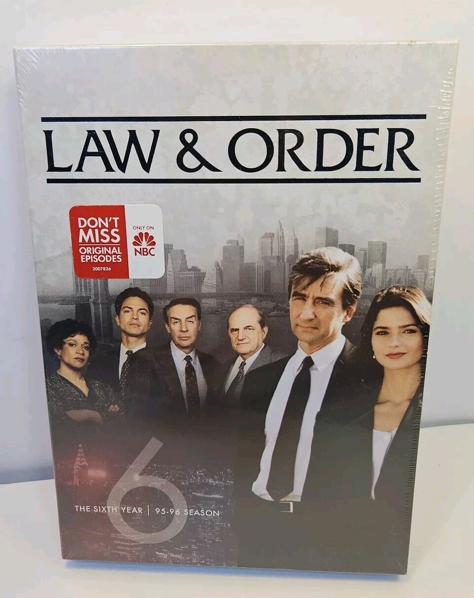 Law Order: Sixth Year (DVD, 5-Disc, '95-96 Season) NEW