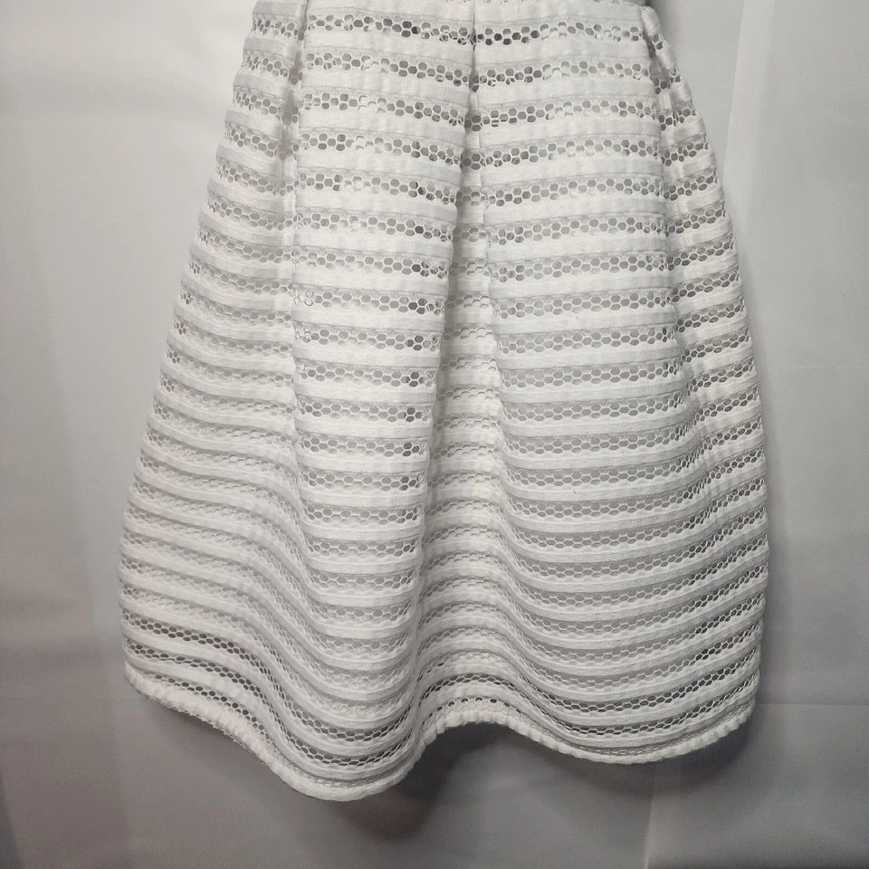 VESTIDO NIÑA MAGGIE & ZOE talla 7 VERANO TANQUE FLORES FORMAL LAZO AZUL BLANCO Foto 4 de 4