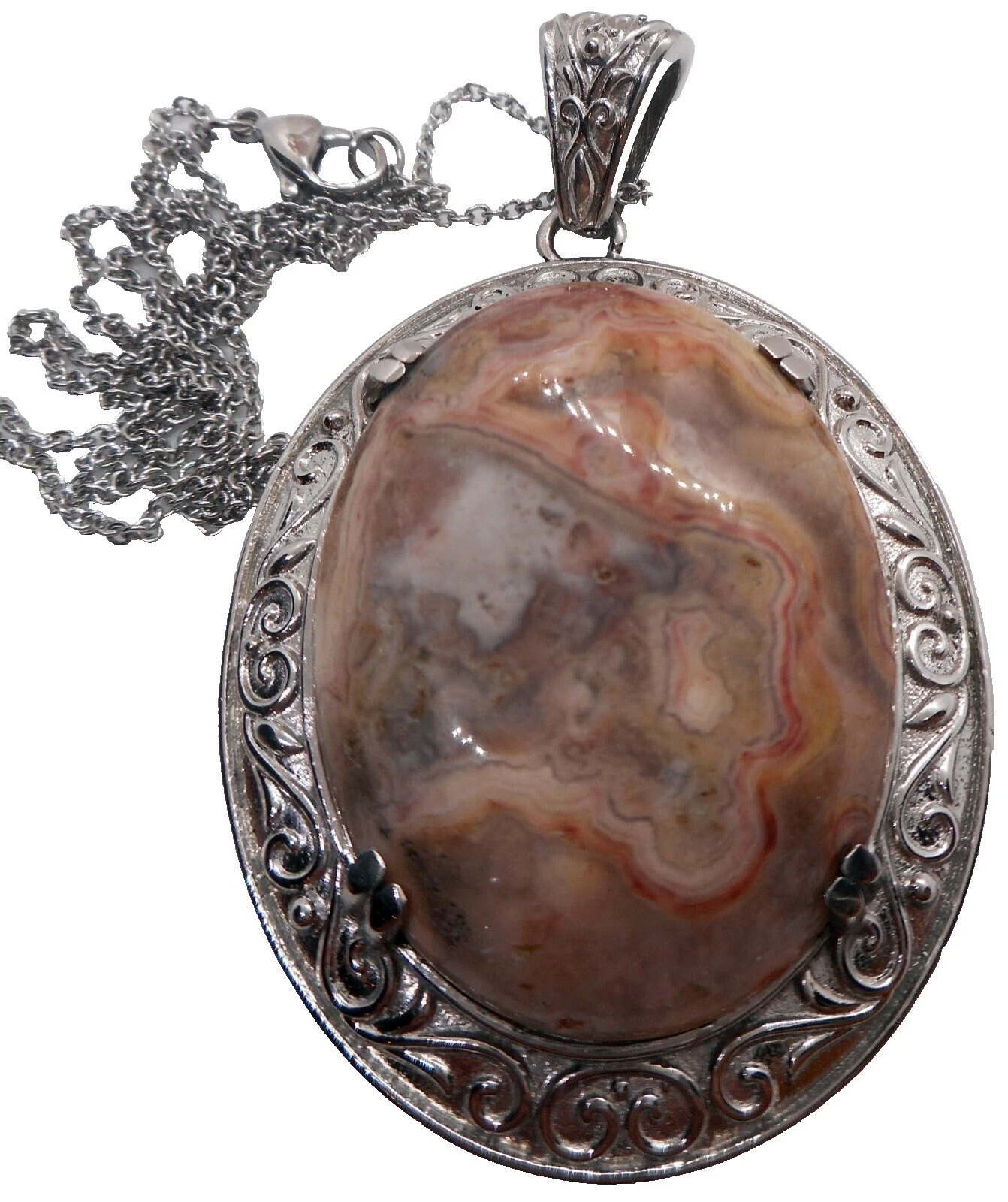 Collares y colgantes De Moda De Ágata De Encaje