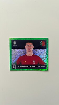 Cristiano Ronaldo, Euro 2024 Topps, Parallel green | eBay