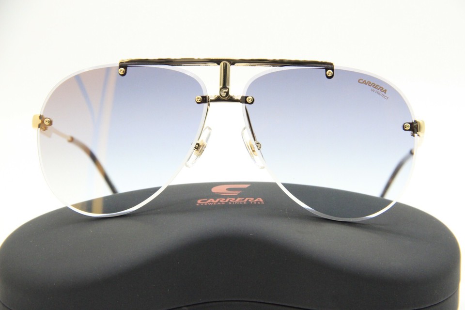 Carrera 1032/S Unisex Sunglasses - Gold/Grey Shaded Lenses, Size 62/12/145, 2-Year International Warranty - View #4