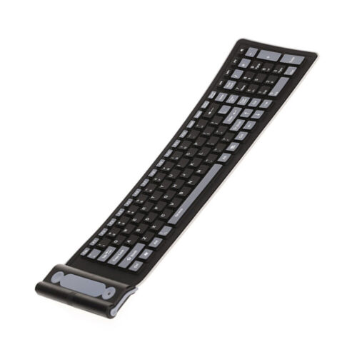  2 .4G Wireless Keyboard Flexible Computer Keyboards Portable Folding - Picture 1 of 11