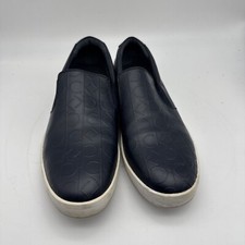 Calvin Klein Mens Slide on Navy Shoes size 11 Grat Condition GR
