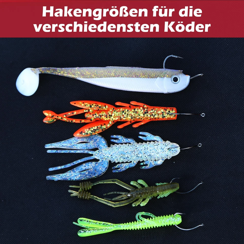 Dropshot 50er Set Dropshot Haken #3-2/0 I Dropshot Blei Montage - Bild 4 von 4