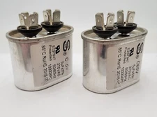 2Pc Sheng Ye C65V Oval Run Capacitor 5µF ±5% Tolerance 370 Volt AC 50/60Hz