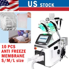 Fat Freeze Cool Body Sculpt Cellulite Cryo Double Chin Fat Freezing Machine US 