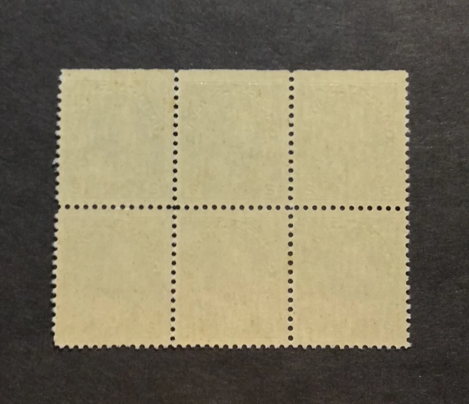 BroadviewStamps Canada #107 top margin block of 6.  MNH VF.  CV$180+ - Image 2 of 2