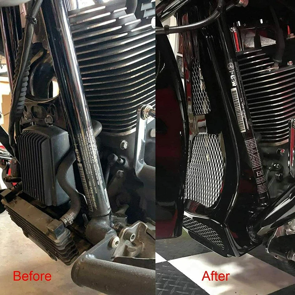 Alerón de barbilla ABS negro denim para Harley Davidson Touring 2009-2016 refrigerado por aire Foto 2 de 4