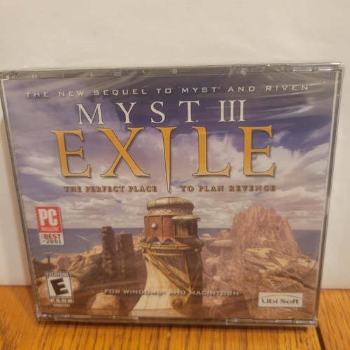 Lot Riven & Myst III 3 Exile PC Ubi Soft 2001 Sealed Brand New - Picture 7 of 9
