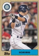 ICHIRO SUZUKI TOPPS 1987 35TH ANNIVERSARY RETRO SEATTLE MARINERS #88 2022 22