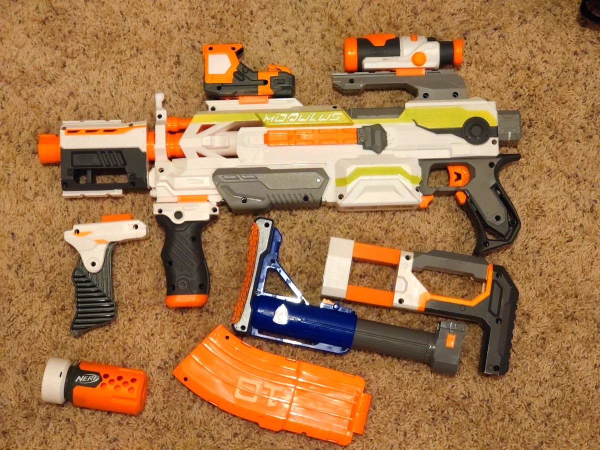 NERF N-Strike Elite Stryfe Toy Blaster and attachments 630509597604 | eBay