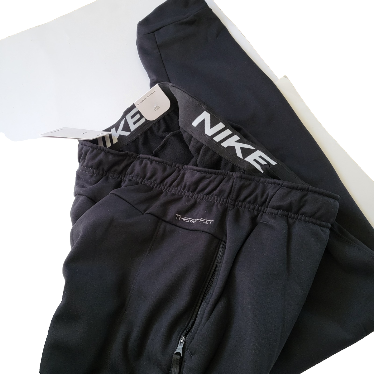 Nike Therma FIT Men's Size XL Joggers Black Tapered Pants DQ5405