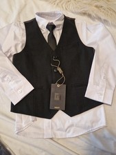 Next shirt tie and waistcoat