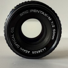 SMC Pentax-M 50mm f/2 Prime Lens - Pentax K (PK) Mount - EXCELLENT - TESTED