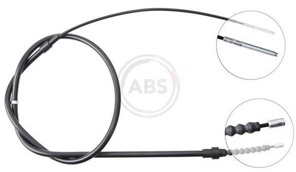 A.B.S. Bremsseil Seilzug Feststellbremse K12716 FüR Corrado 1H1 Vw Vento Golf 4-image