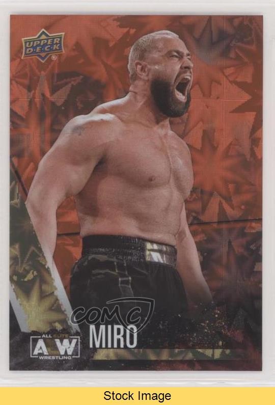 2021 Upper Deck AEW All Elite Wrestling Dynamite Miro #9 Rookie RC READ u8j