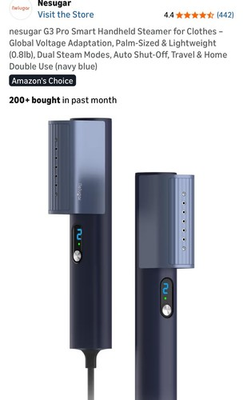 #ad #ad Nesugar G3 Steamer for Clothes Portable Travel Steamer Handheld with Bag $29.99