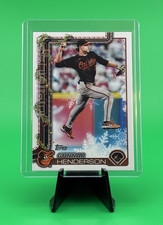 2025 Topps Holiday Gunnar Henderson #H18 Baltimore Orioles MLB Baseball Card