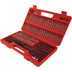 208 Pc. Master Bit Set 9729 SUNEX TOOLS Metal Black 613364152539 Sockets,