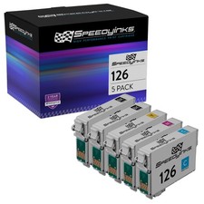 SPEEDYINKS 2PK Replacement for Epson 126 Ink Cartridges High Capacity Black