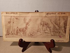 Vtg Craftaid Leather Template Buck Doe Fawn N...