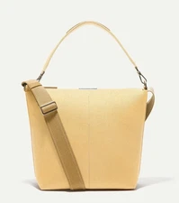 NWT Rothy's Zip MINI BUCKET BAG in Yellow Crossbody Shoulder Bag MSRP $279