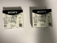 Sony MDW80PL Premium Gold MiniDisc 10 Pack - New SEALED