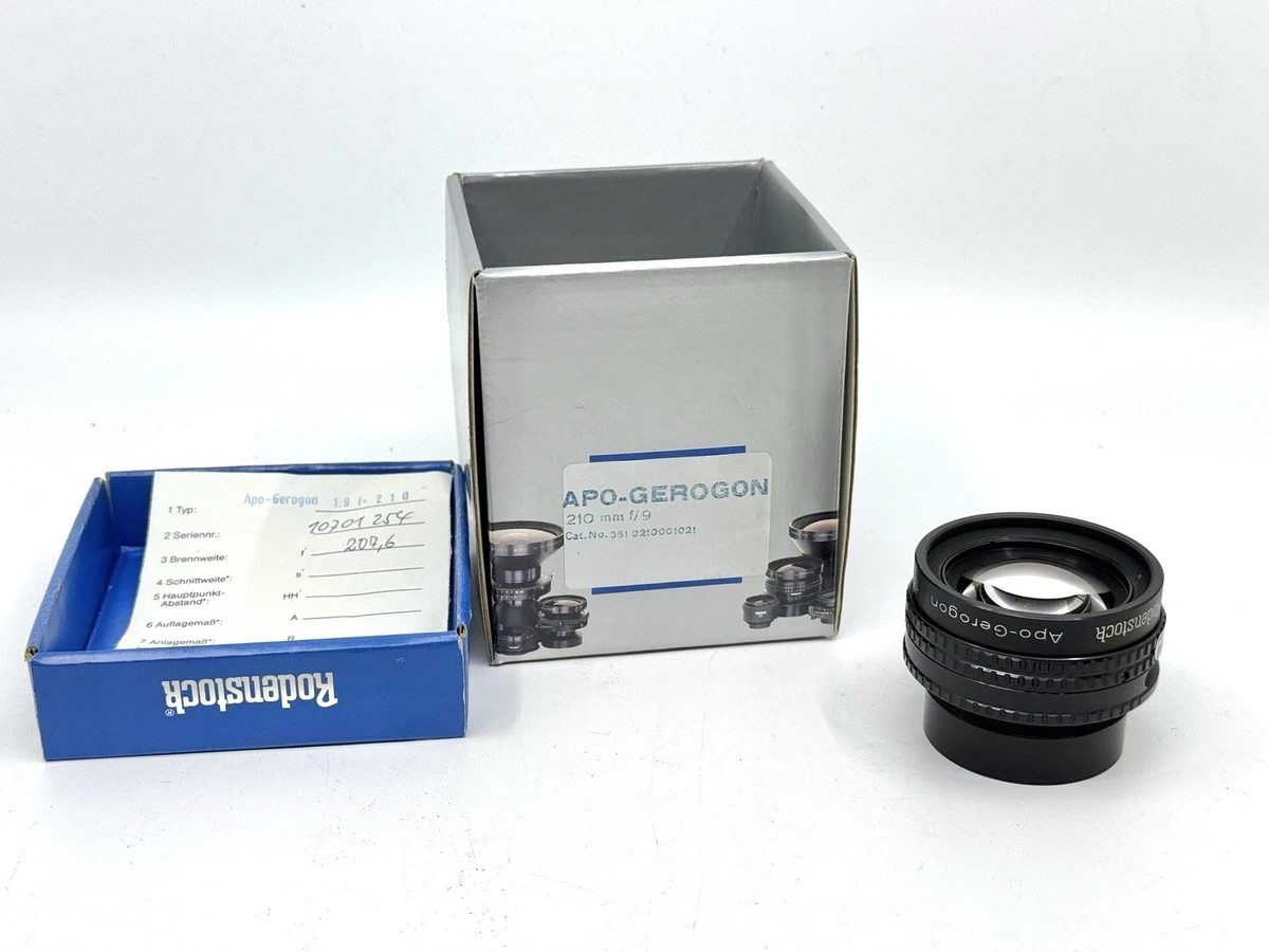 レンズ(ズーム) Rodenstock Apo-Gerogon 240mm f/9 Rodenstock Camera Lenses f/9 Maximum Aperture for sale | eBay