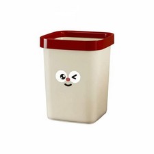 Decorative Garbage Bin Large Capacity Standing Waste Bin Kids Room Trash Can