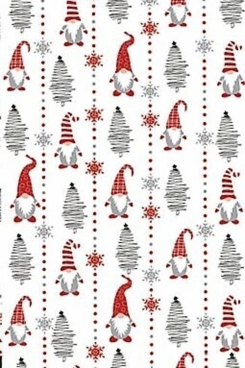 WEIHNACHTS-GESCHIRRTÜCHER - HIRSCH WICHTEL ELCH Bedruckte 100% Baumwolle - Bild 3 von 3