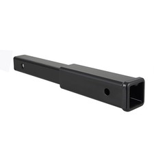 12 Trailer Hitch Extension For 2 Receivers Black Power Coated Gtw 4000lbs T...