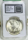 1922 p PEACE DOLLAR MS64 - GRADED by AI ! GREAT PRICE!!