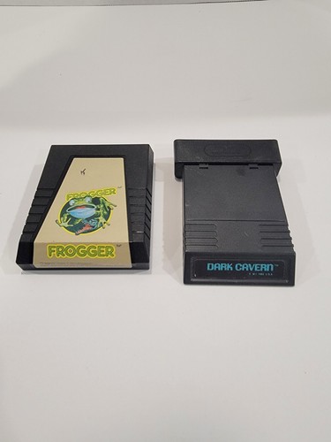 Frogger & Dark Cavern Atari 2600 Games Cartridges Only Vintage 1982 Parker Bros - Picture 2 of 11