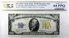 *1934 $10 NORTH AFRICA WWII EMERGENCY ISSUE* *PCGS CHOICE UNC 64 PPQ* #GVIP12