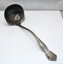 Antique Serving Ladle Spoon Wm Rogers of Plainfield N.J. AA1 Silverplate