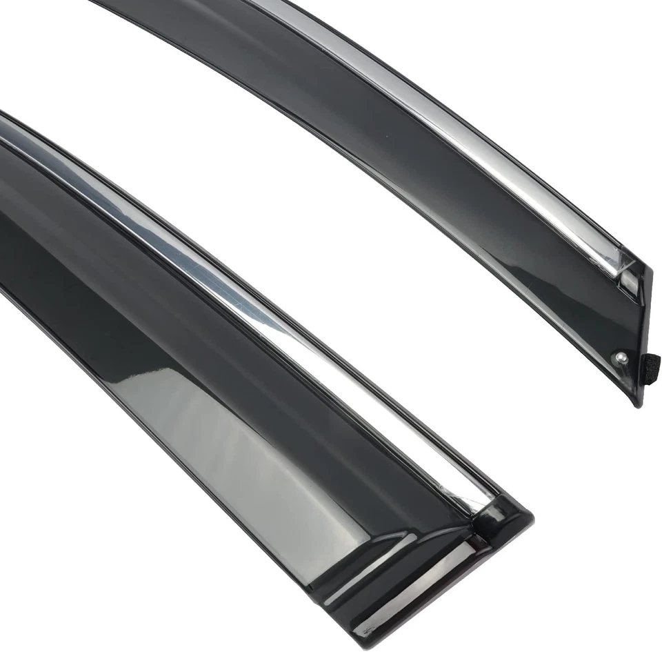 Protectores de lluvia adecuados para CRV 2012-2016, visera de ventana, accesorios de humo oscuro,  Foto 3 de 4