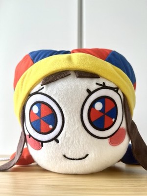 Amazing Digital Circus Pomni Lay-down Plush Toy 10'' Japan Official Limited NWT